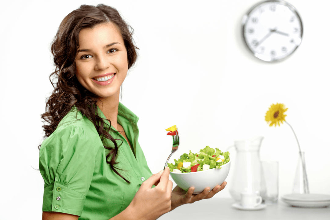 употребление овощного салата на диете по группе крови